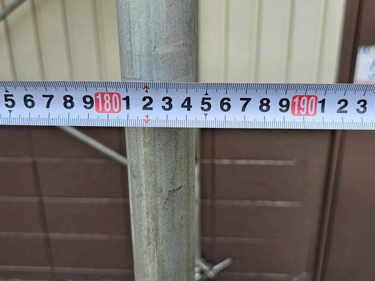 6185 steel перемещение тип с роликами low кольцо tower 2 ступенчатый высоты верстак леса W1840×D1245×H3600+350mm Settsu город восток другой префектура самовывоз возможно доставка