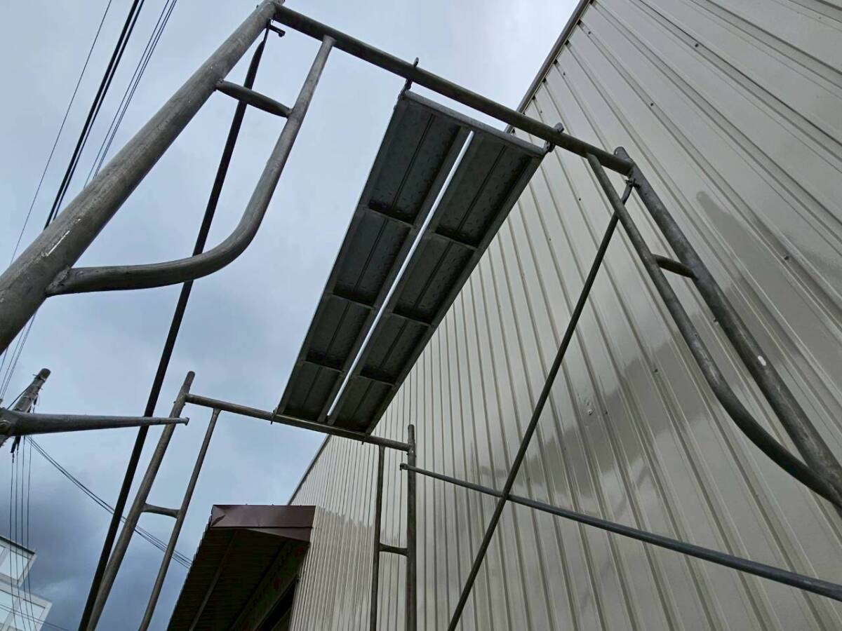 6185 steel перемещение тип с роликами low кольцо tower 2 ступенчатый высоты верстак леса W1840×D1245×H3600+350mm Settsu город восток другой префектура самовывоз возможно доставка