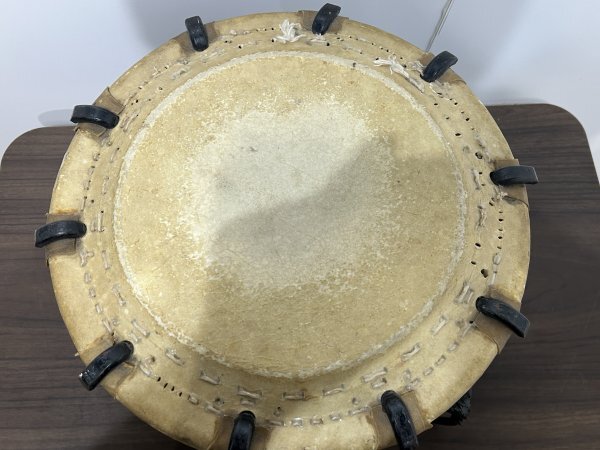 締太鼓 ボルト締め太鼓 締太鼓 しめつけ太鼓 スタンド付き 打面30cm 厚み 16cm 大坂府摂津市東別府 手渡し可