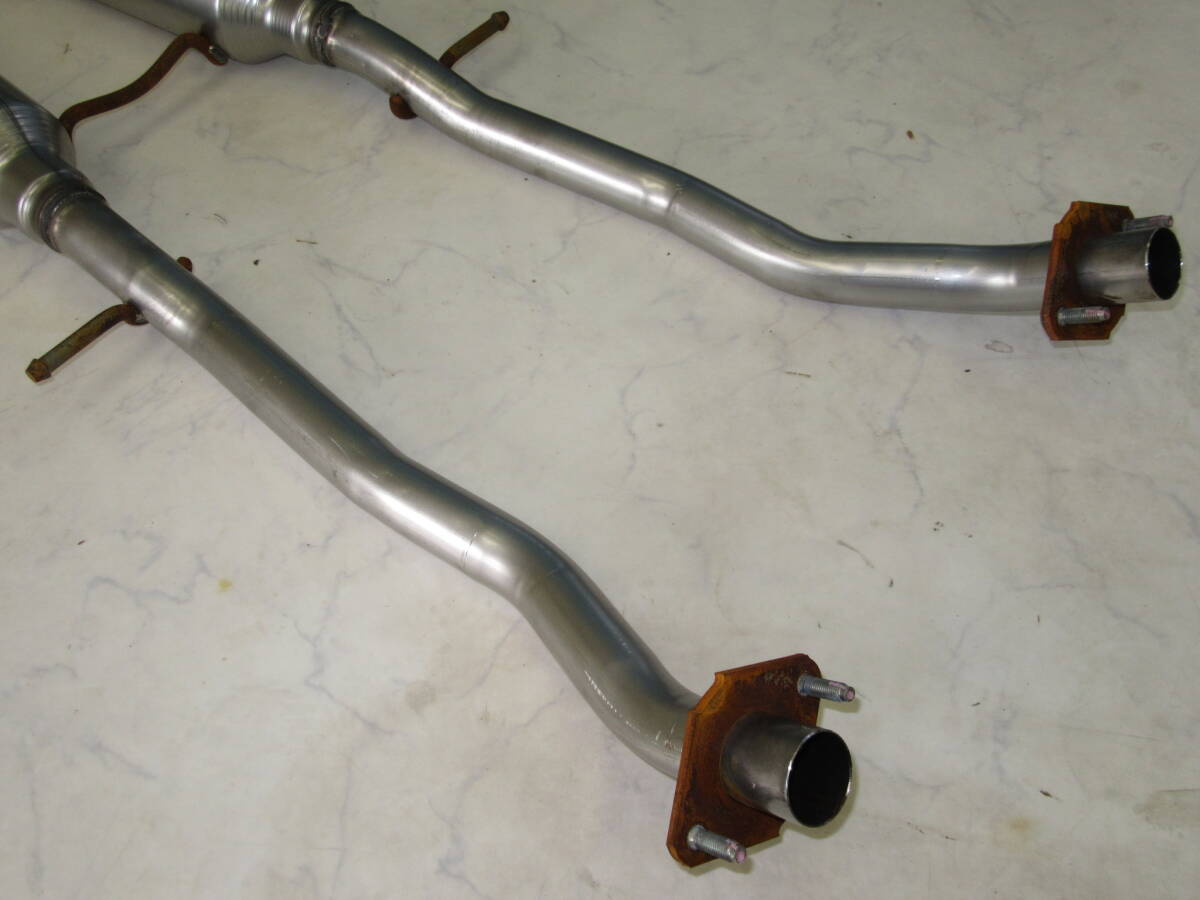 RZ34 フェアレディZ 純正マフラー(フロントパイプ+中間パイプ+リアピースセット)中古品その1 VR30DDTT このまま使用可!直接引き取り可!_画像6
