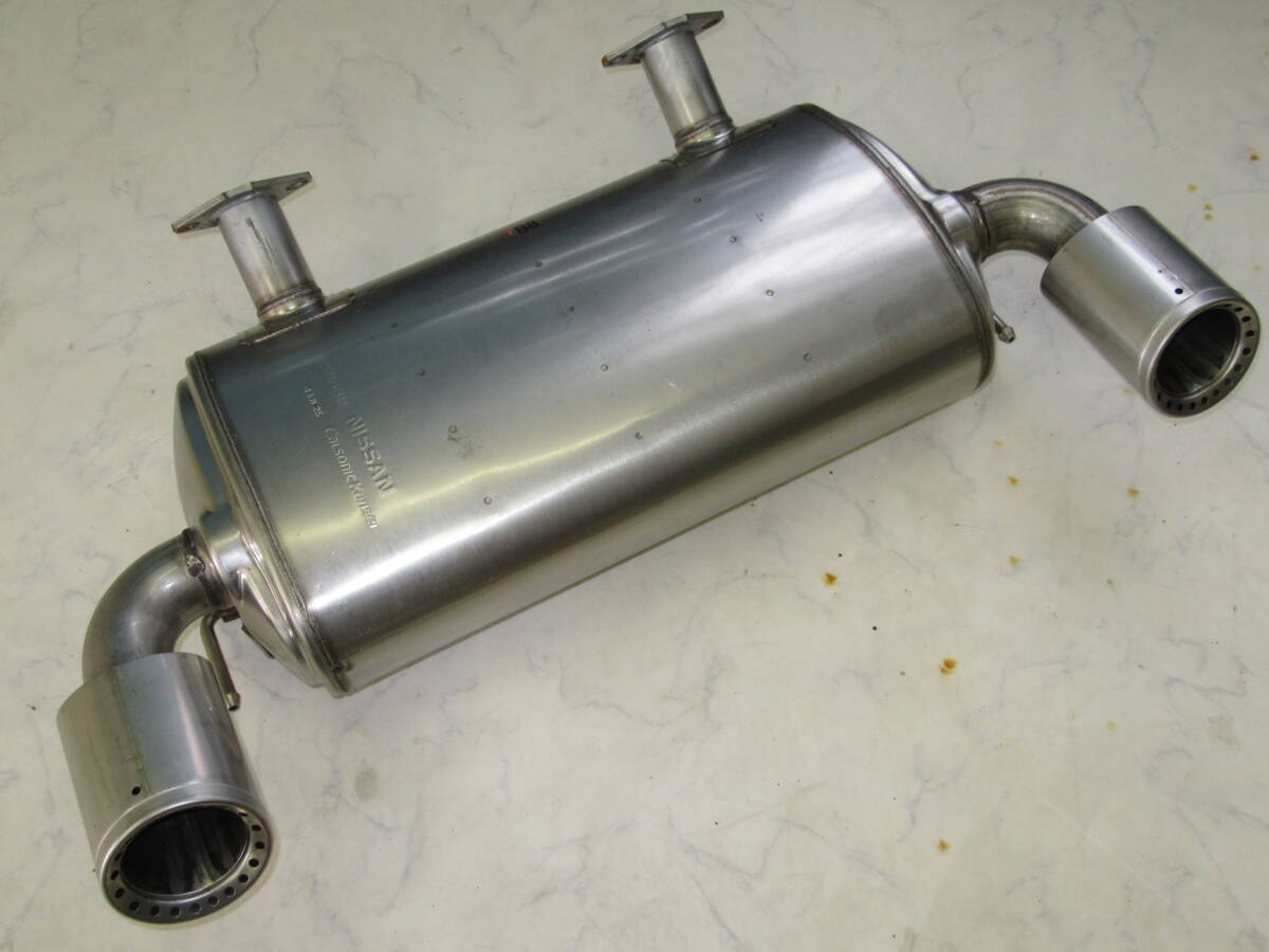 RZ34 フェアレディZ 純正マフラー(フロントパイプ+中間パイプ+リアピースセット)中古品その1 VR30DDTT このまま使用可!直接引き取り可!_画像8