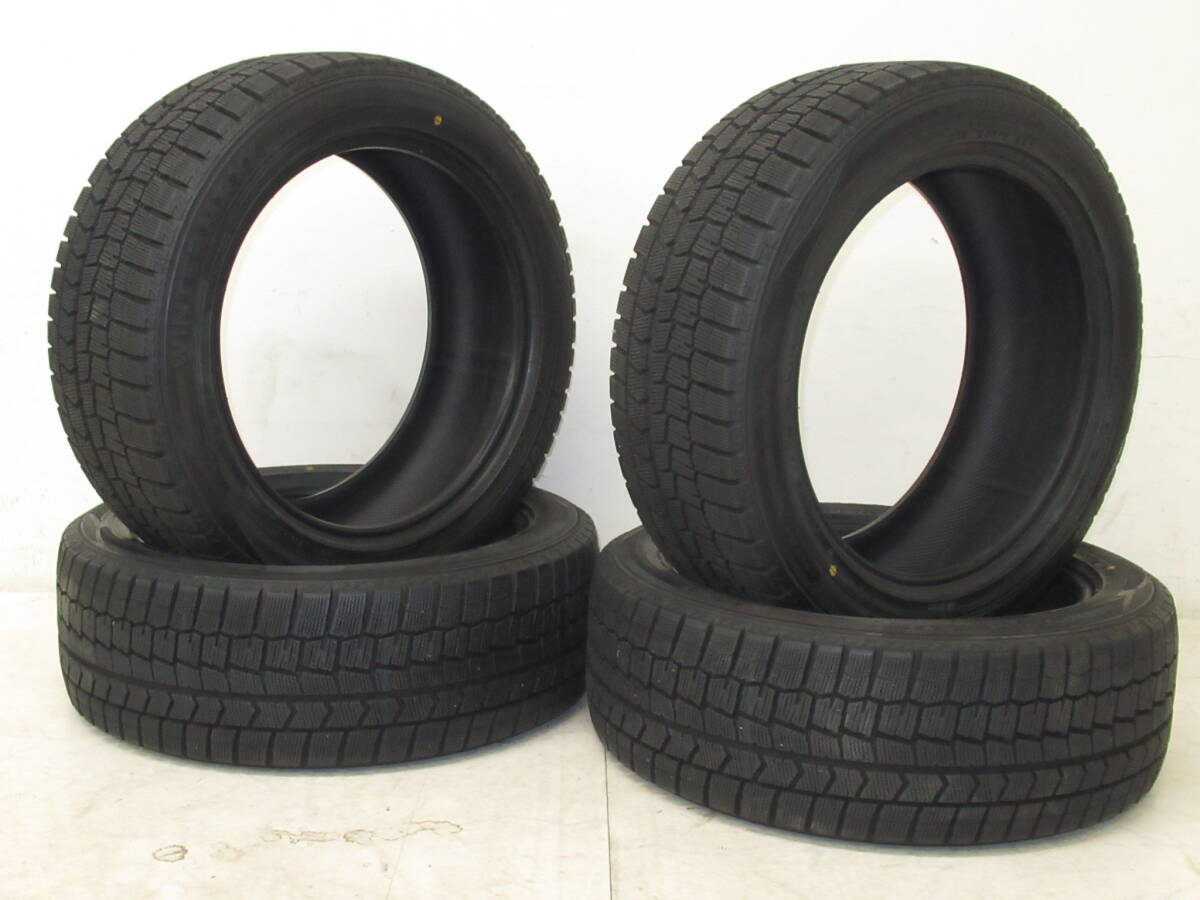 ダンロップ ウィンターマックスWM02 225/50R18 2022年製 スタッドレスタイヤのみ4本 C-HR,カローラクロス,オデッセイ,ヴェゼル,レクサス/UX_画像1