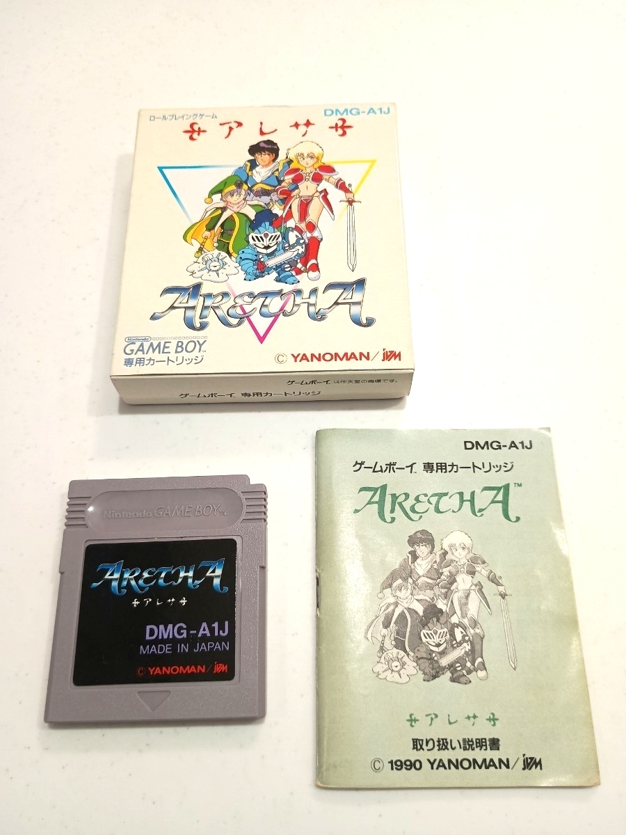 GAMEBOY ゲームボーイ ARETHA アレサ 箱説付 GB