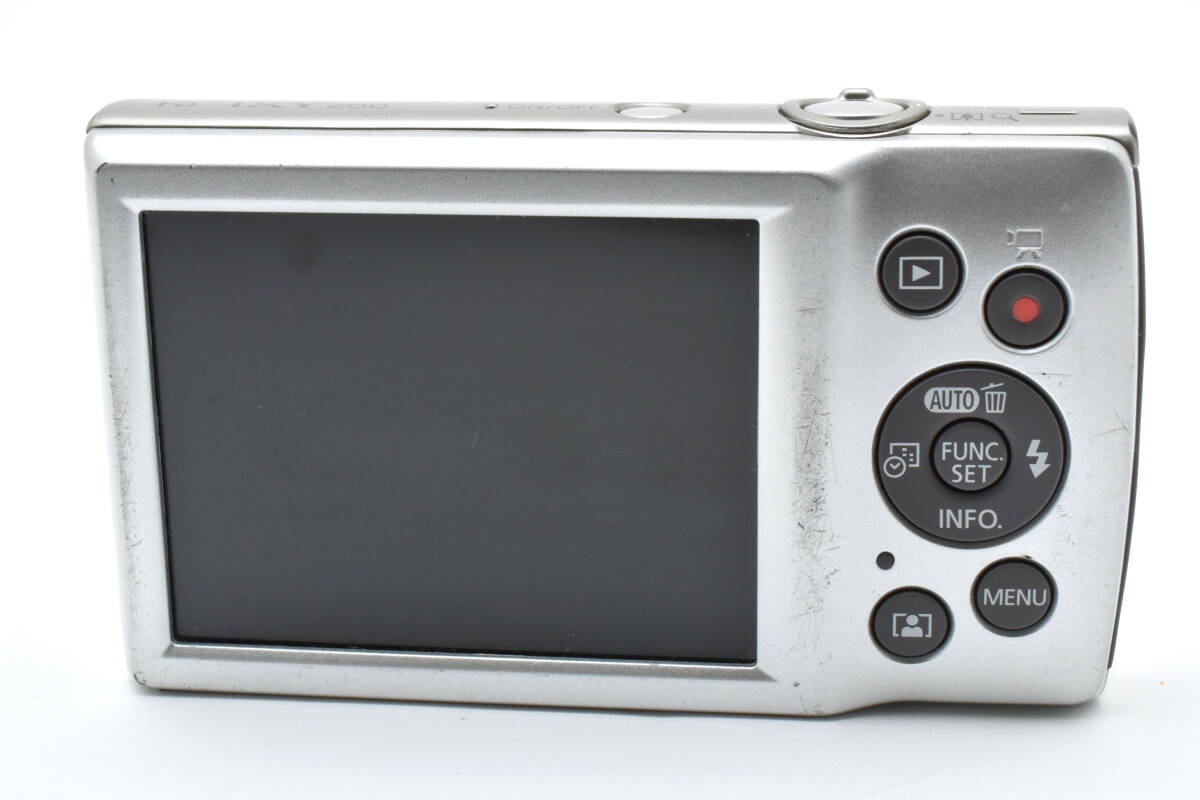 1円～＊キャノン Canon IXY 200 シルバー コンパクトデジタルカメラ イクシー