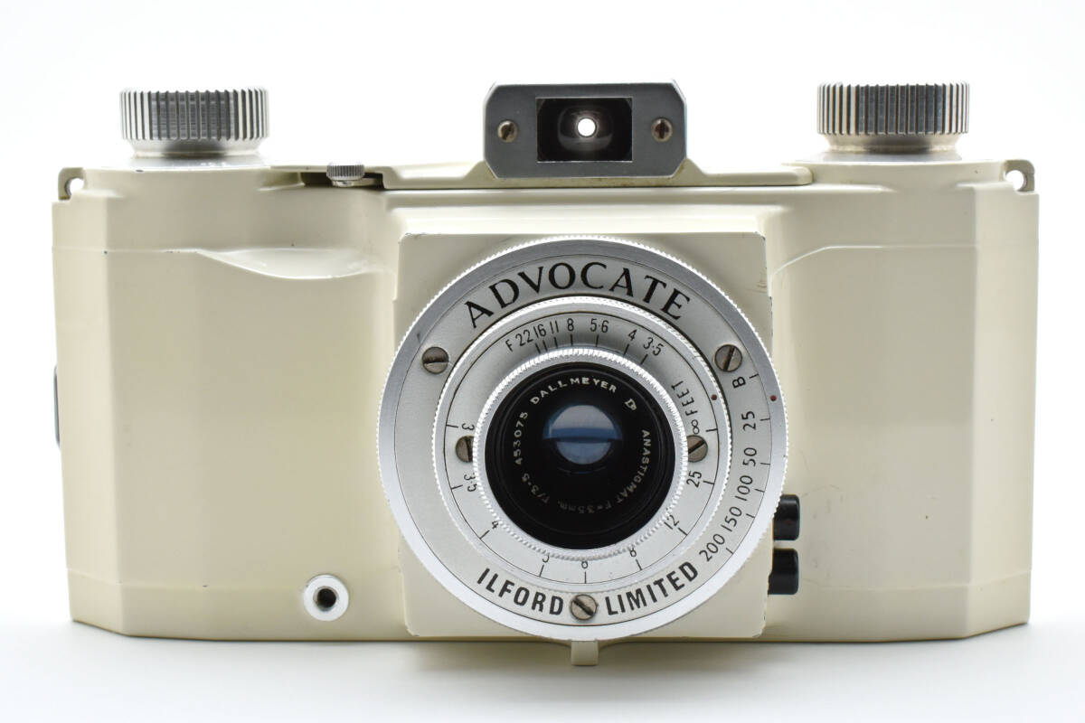 1円～激レア＊ILFORD Advocate Film Camera Body イルフォード アドヴォケイト フィルムカメラ 35mm f3.5 Lens DALLMEYER ANASTIGMAT