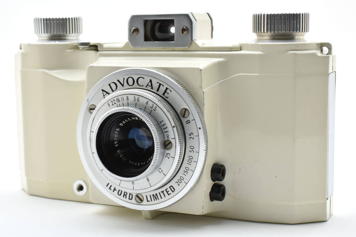 1円～激レア＊ILFORD Advocate Film Camera Body イルフォード アドヴォケイト フィルムカメラ 35mm f3.5 Lens DALLMEYER ANASTIGMAT