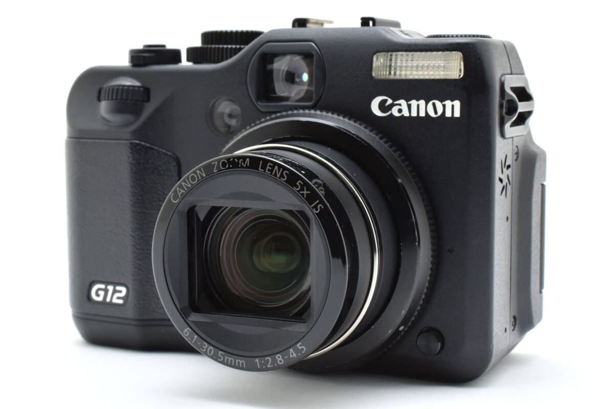 1円～＊Canon キヤノン PowerShot G12 コンパクトデジタルカメラ コンデジ 充電器付