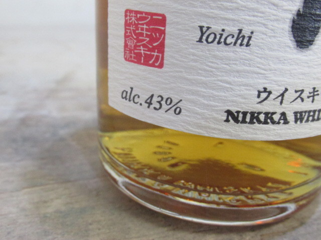 古酒 ニッカウイスキー 余市 シングルモルト 43% 500ml 未開栓 外箱付