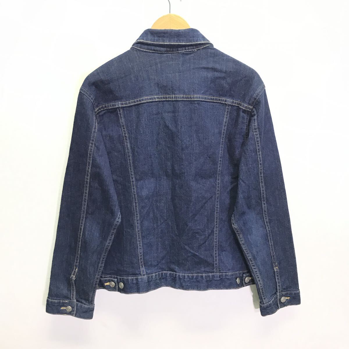 3rdタイプ◎トレンドアイテム【BROWNY】ブラウニー デニムジャケット ジージャン アメカジ 古着コーデ ストレッチ インディゴ M /Y34871ii_画像3