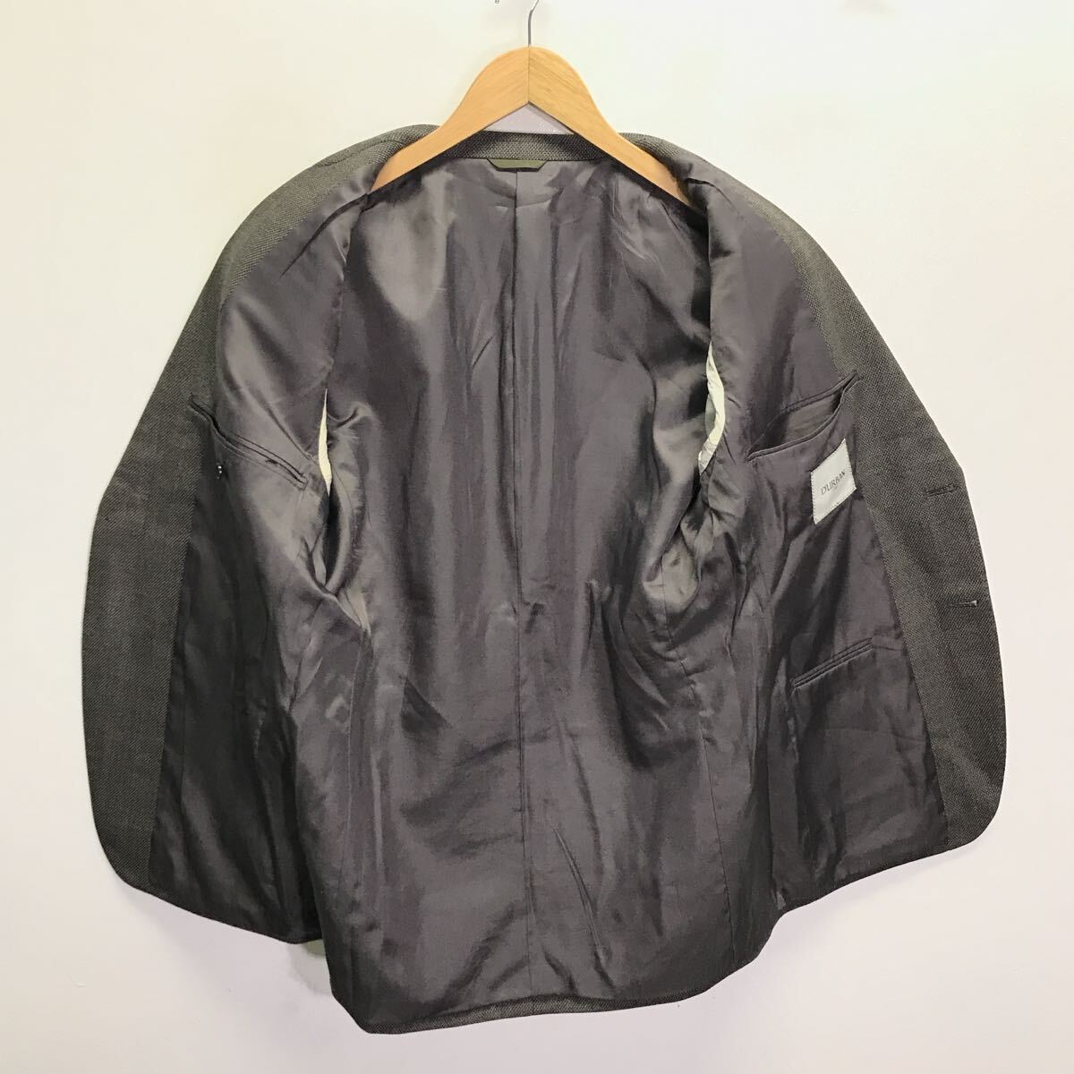 高級上品◎ハイクラス感◎【D'URBAN】ダーバン スーツ セットアップ 上下 ビジネス 仕事 フォーマル ツータック ブラウン 94AB4 /Y35316ii_画像6