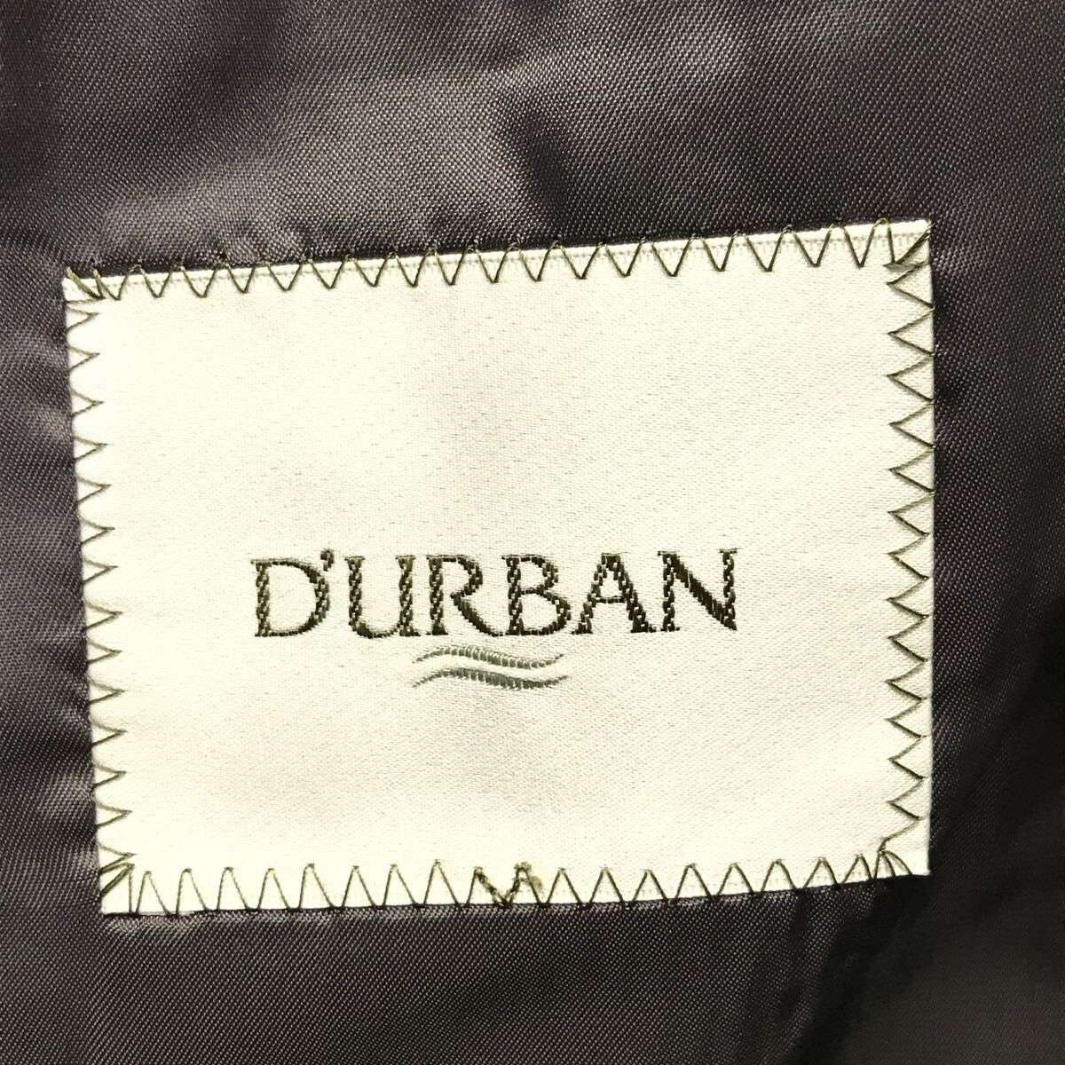 高級上品◎ハイクラス感◎【D'URBAN】ダーバン スーツ セットアップ 上下 ビジネス 仕事 フォーマル ツータック ブラウン 94AB4 /Y35316ii_画像9