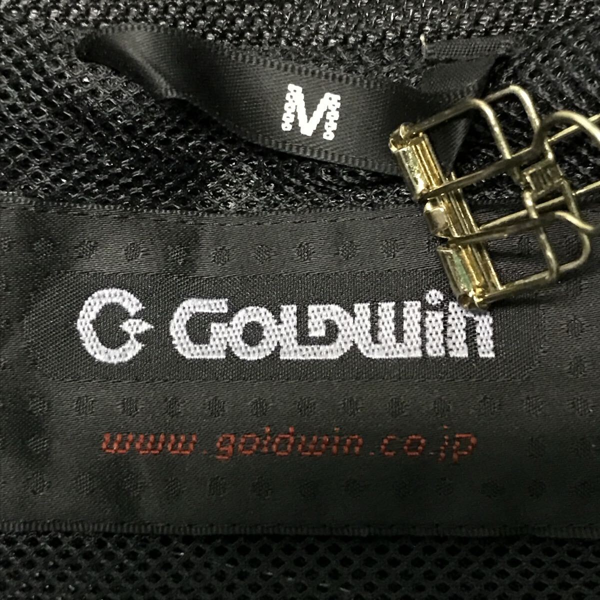 メッシュで通気性抜群◎【GOLDWIN】ゴールドウィン ライディングジャケット ライダース バイク ツーリング パッド ブラック M /Y34898ii