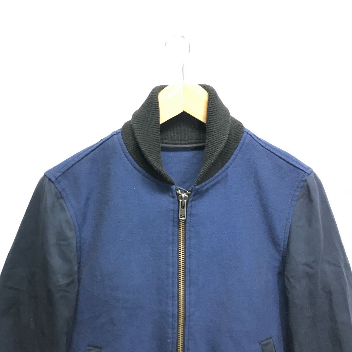 スマートな着こなしに◎【JACKROSE】ジャックローズ ブルゾン アウター ジャケット お兄系 アメカジ ミリタリー 細身 ネイビー 3 /Y23486iQ_画像5