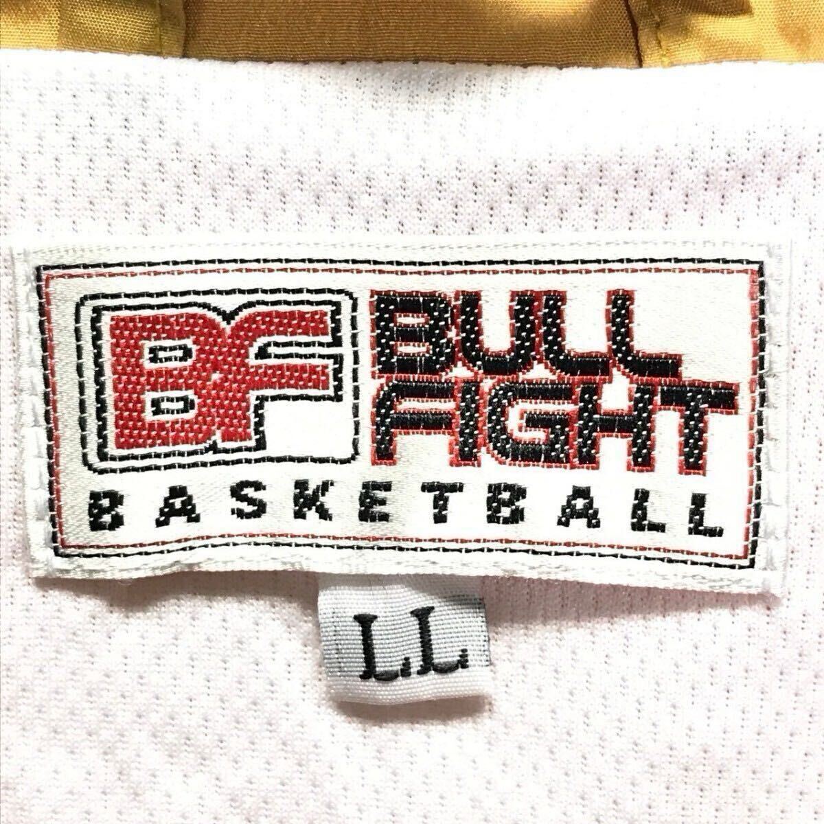 バスケットボールにおすすめ◎【BULL FIGHT】ウィンドブレーカー アウター ナイロン ジャケット 練習着 ウォームアップ 防寒 LL /Y22027im_画像9