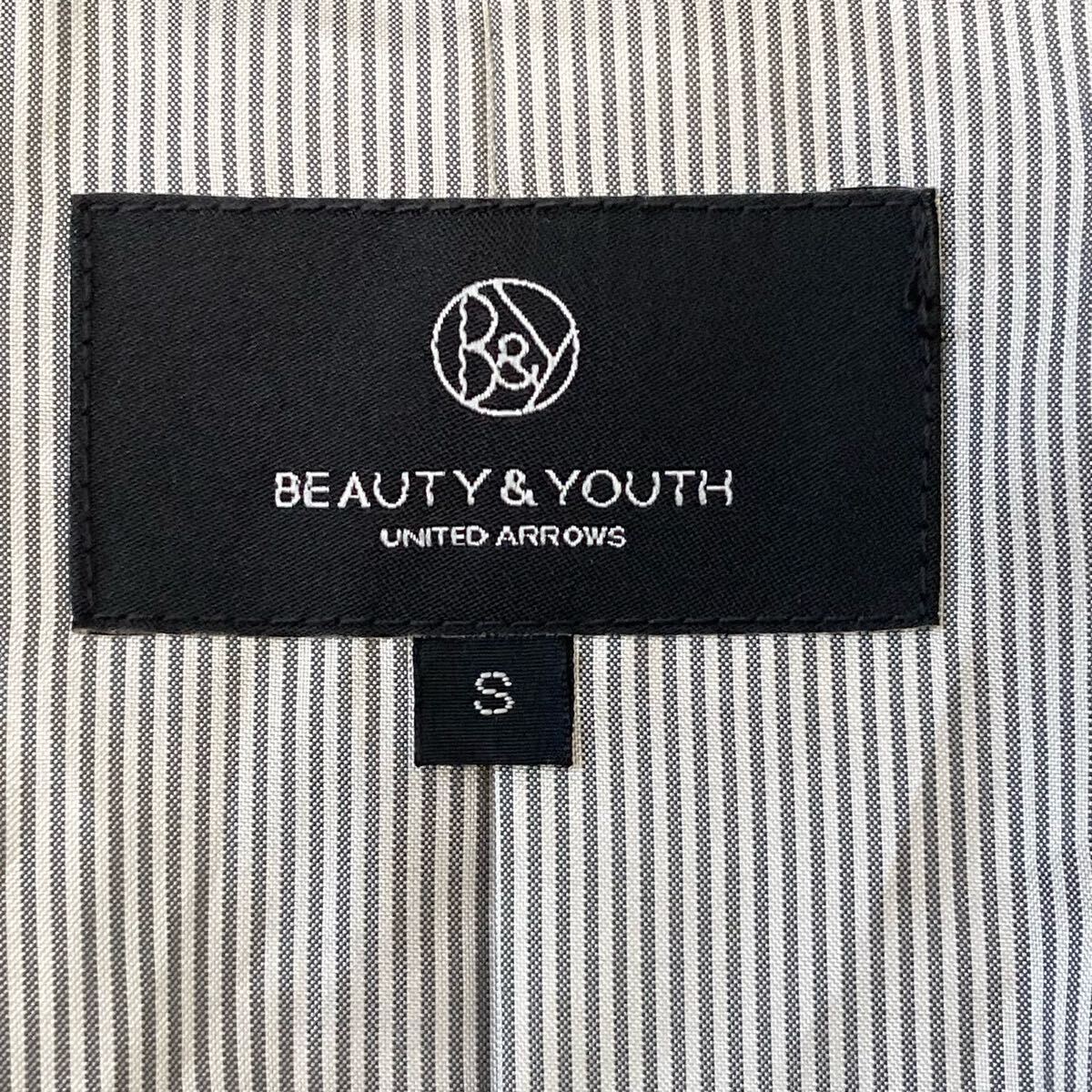 【BEAUTY&YOUTH】ビューティーアンドユース ユナイテッドアローズ トレンチコート ビジネス フォーマル キレイめ ブラック S/Y27356UQ_画像8