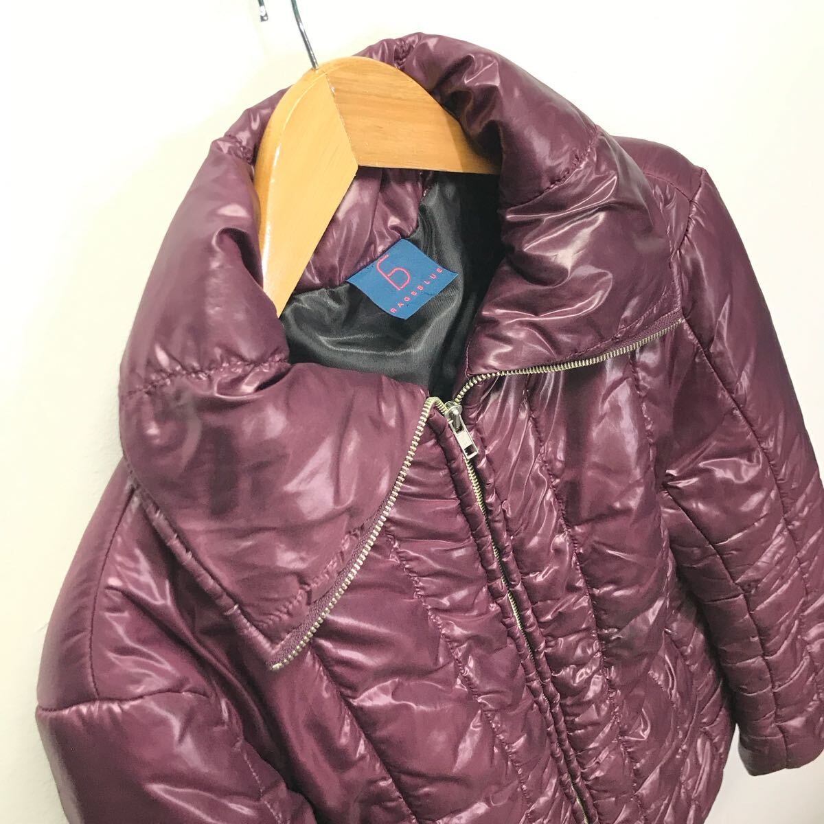 軽い着心地◎スタイリッシュな1着◎【RAGEBLUE】レイジブルー 中綿ブルゾン アウター ナイロンジャケット お兄系 ワインレッド L /Y28496iQ_画像7