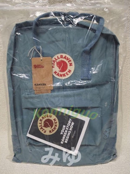 大人気☆カンケンリュックサック バッグ フェールラーベン 大容量16L グレーブルー_画像2