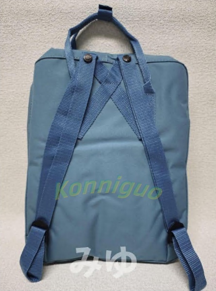 大人気☆カンケンリュックサック バッグ フェールラーベン 大容量16L グレーブルー_画像3