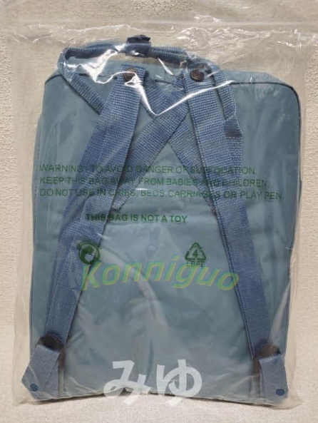 大人気☆カンケンリュックサック バッグ フェールラーベン 大容量16L グレーブルー_画像4