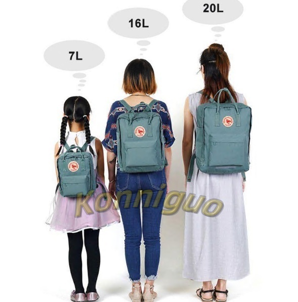 大人気☆カンケンリュックサック バッグ フェールラーベン 大容量16L グレーブルー_画像6