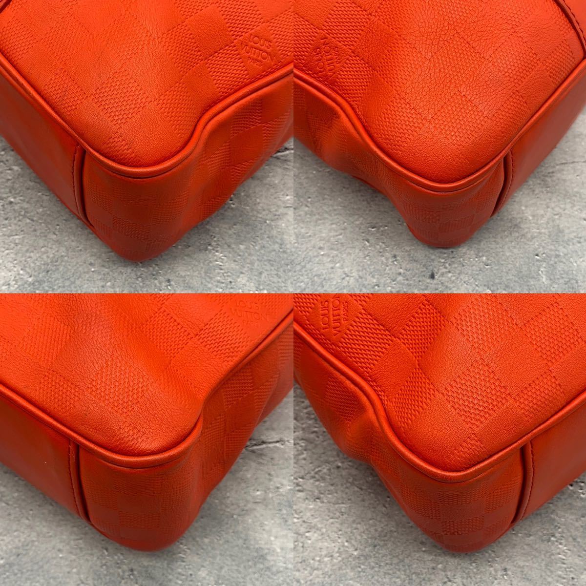【美品】LOUIS VUITTON ルイヴィトン ダミエ アンフィニ タダオ PM 2way トートバッグ ショルダーバッグ レザー フュージョン