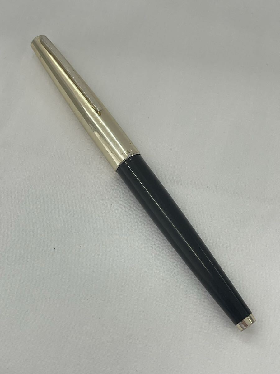 【E】PILOT パイロット　萬(wàn)年筆　ペン14K ブラック×ゴールド　 筆記用具　 文房具　ジャンク