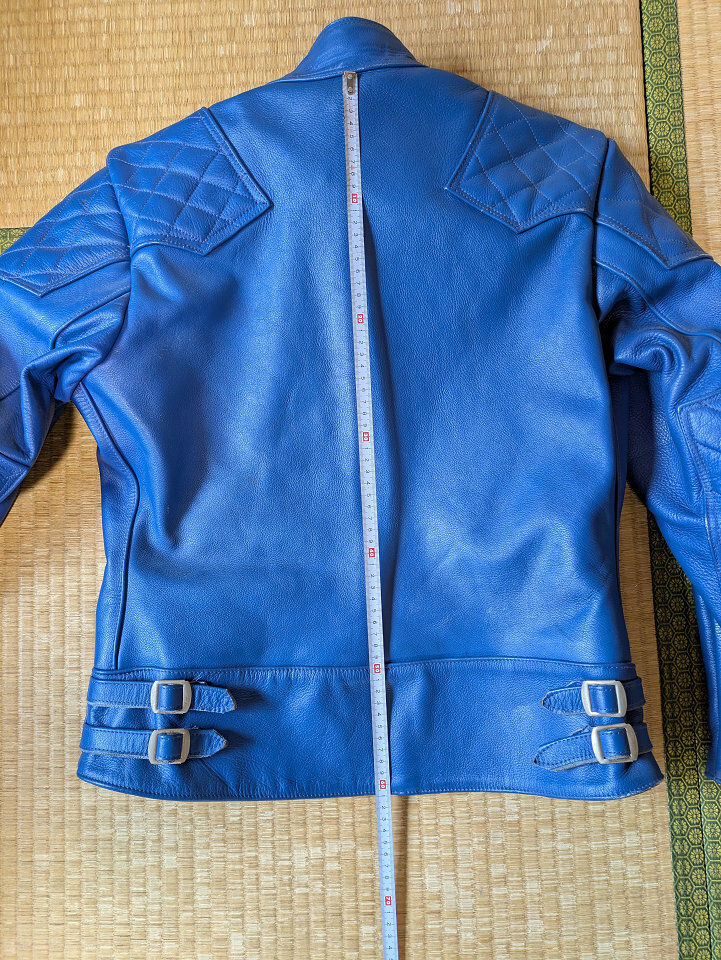 INTERSTATE LEATHERS インターステートレザー INTERSTATE LEATHERS ライダースジャケット ブルー　青　 Lewis Leathers　ルイスレザー_画像7