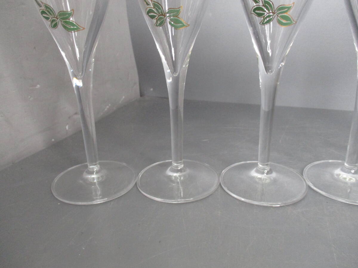 USED★ペリエジュエ★ぺルエポック シャンパングラス 口徑約4.5cm 高さ約19cm