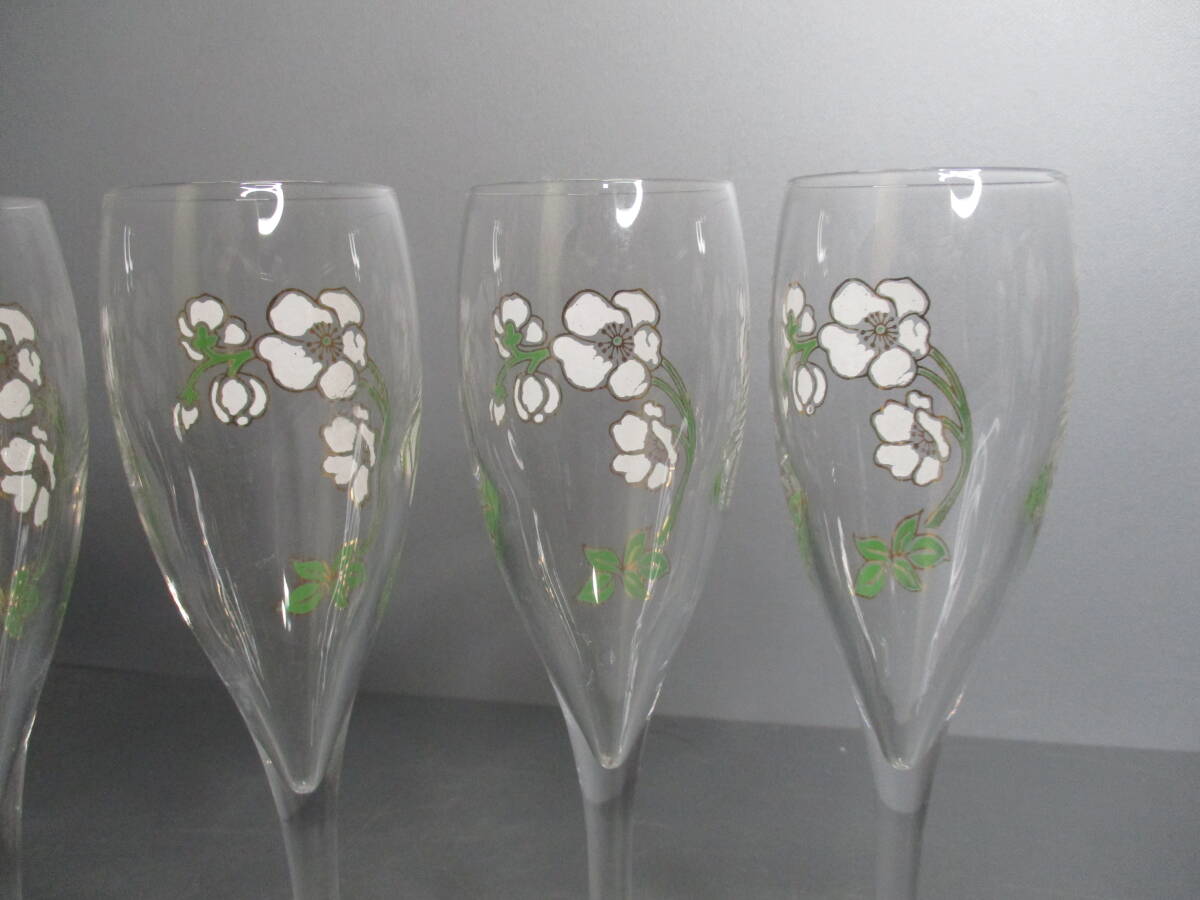 USED★ペリエジュエ★ぺルエポック シャンパングラス 口徑約4.5cm 高さ約19cm