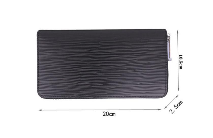 送料無料 長財布 メンズ ジッピー ウォレット エピレザー 本革 ラウンドファスナー レディース プレゼント 大容量 高級感 黒 ブラック_画像7