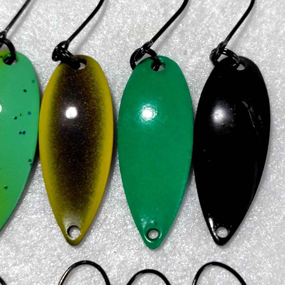 ⑥【中古美品多数】 フォレスト Forest ミュー MIU 2.2g 12枚セット 管理釣り場 管釣り エリア オリカラ 限定カラー 送料180円 同梱歓迎_画像3