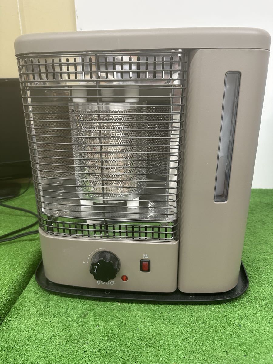 ほぼ未使用 QUADS製 スチーム加湿機能付電気ストーブ qs213 2022年製 クワッズ