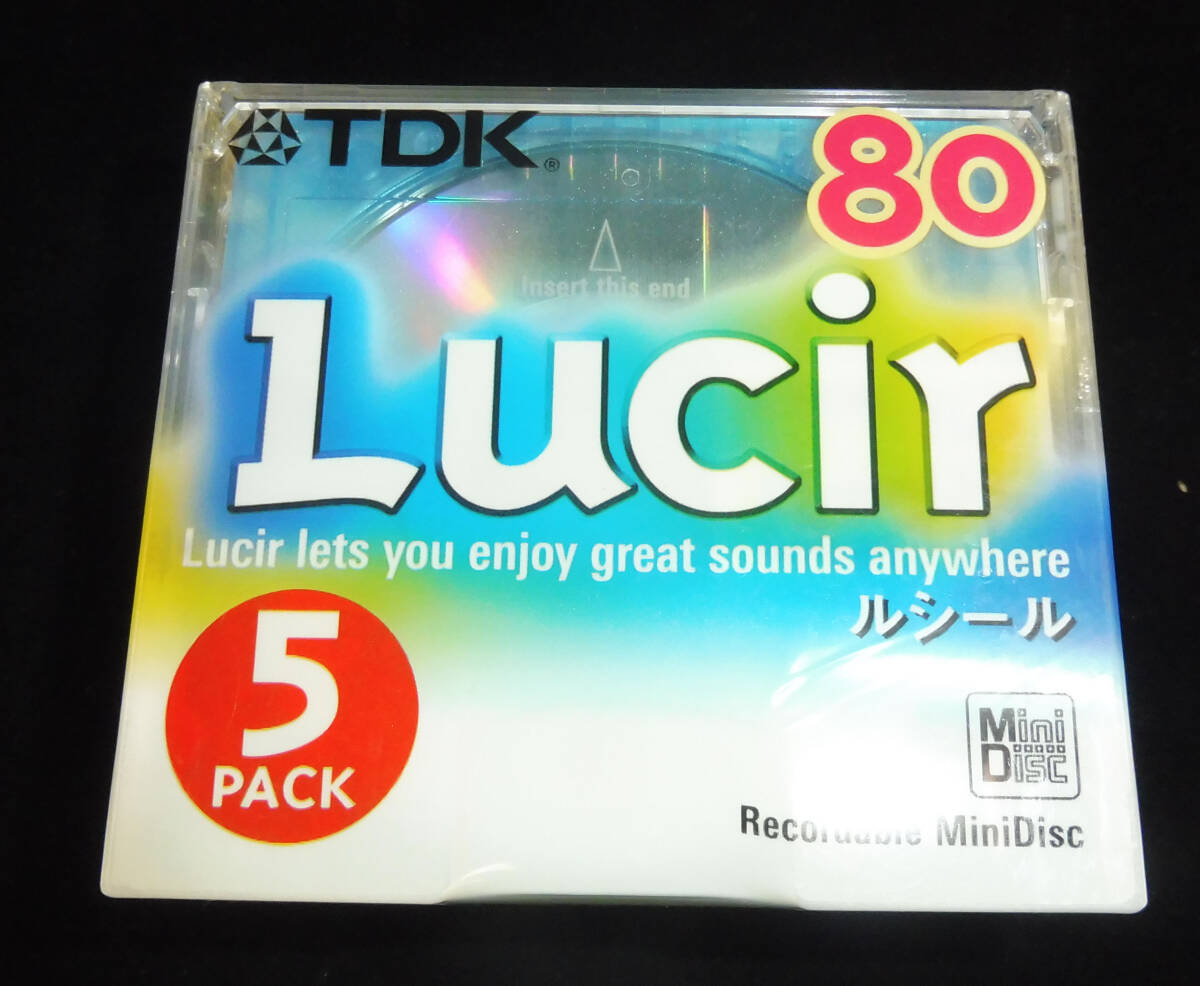 【超希少!廃盤品】 5枚パック×5個 計25枚 MD/Mini Disc/ミニディスク/MD80 TDK LUCIR 新品未開封!_画像2