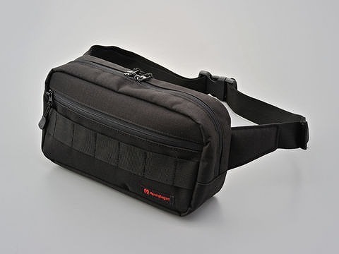 デイトナ 98666 ウエストバッグ DH-736 ブラック 3.5L 鞄 かばん カバン バッグ ウエストバック斜め掛け対応 シンプル ポケット充実_画像2