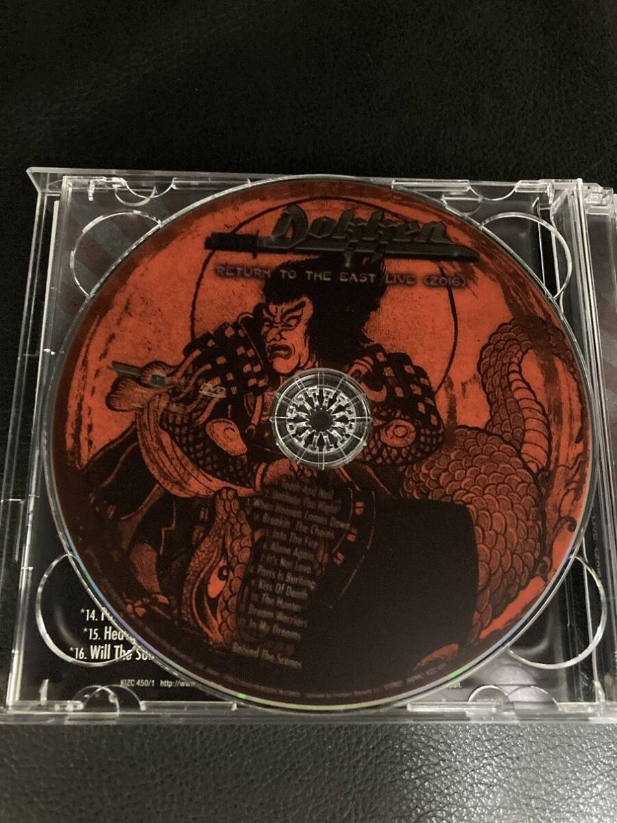 ☆彡廃盤【CD+DVD '18年作】 DOKKEN / Return To The East Live 2016 オリジナル・メンバー 帯付 レア！_画像8