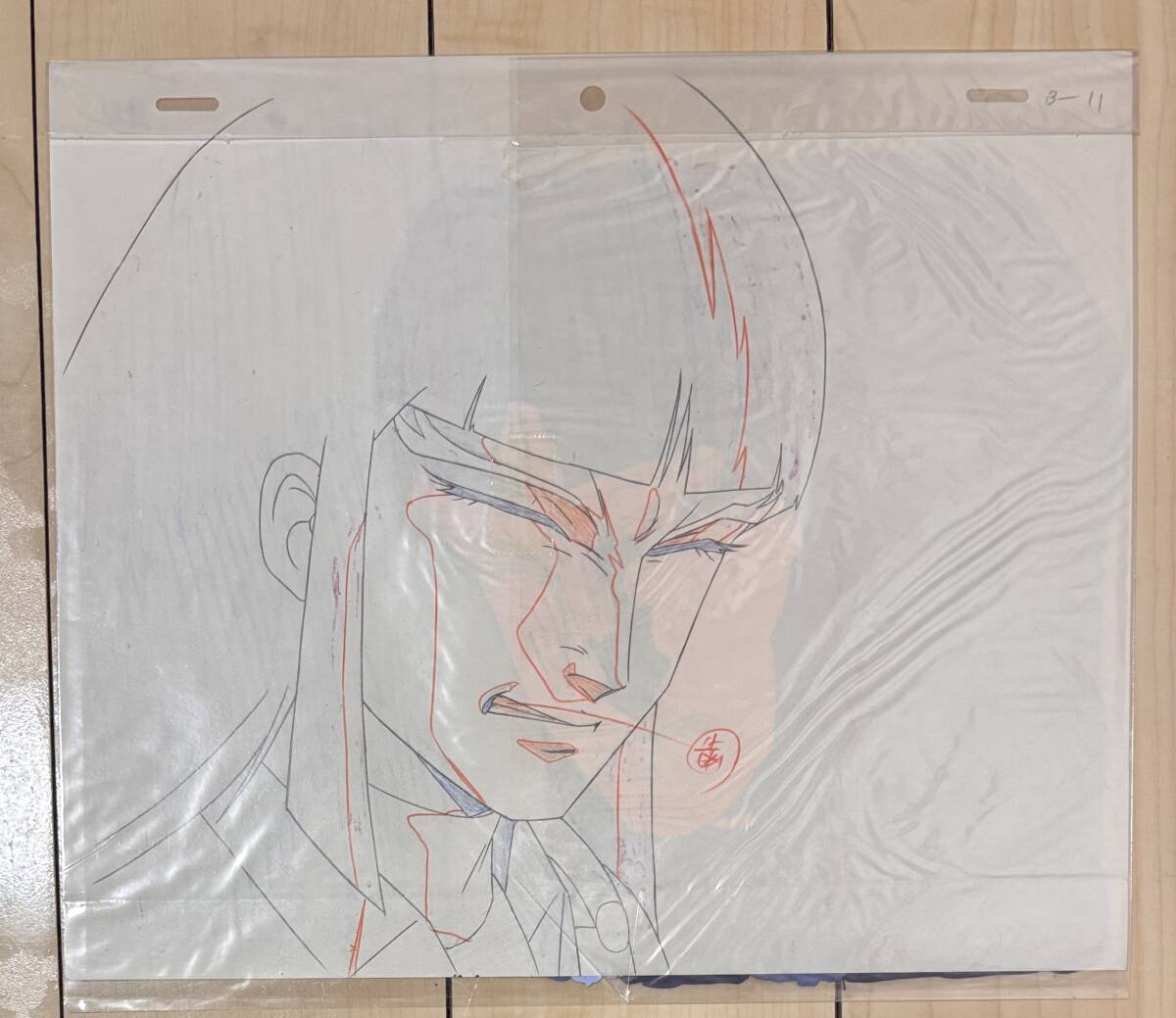 D108 Yoroiden Samurai Troopers исходная картина анимация .... небо . небо .. Ikeda .. Цу . Sunrise аниме подлинная вещь редкость 