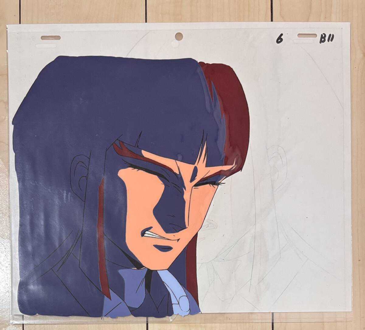 D108 Yoroiden Samurai Troopers исходная картина анимация .... небо . небо .. Ikeda .. Цу . Sunrise аниме подлинная вещь редкость 