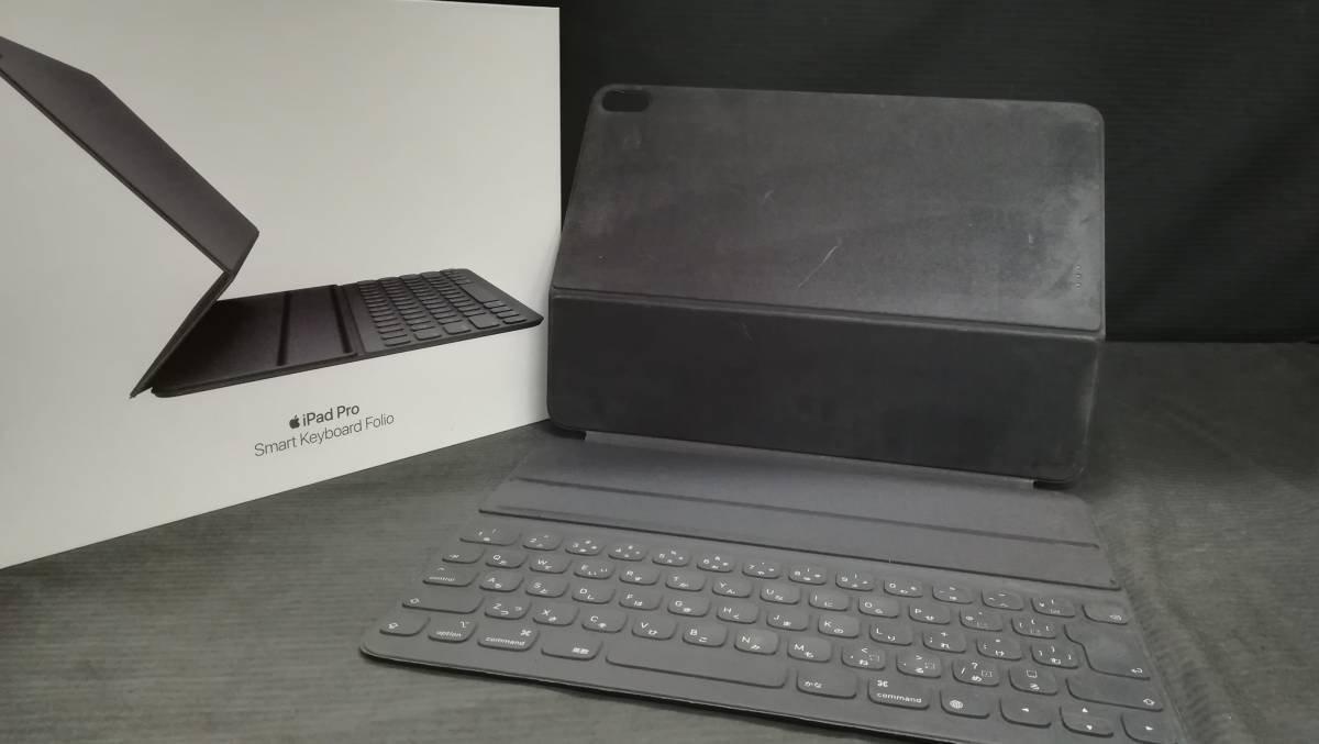 ☆【動作品♪】Apple Smart Keyboard Folio [A2039/MU8H2J/A]12.9インチ iPad Pro(第3世代)用/日本語_画像1