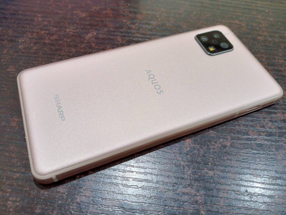【良品/動作品】楽天モバイル SHARP AQUOS sense5G SH-M17 ROM:64GB/RAM:4GB 5.8インチ Android スマホ/動作品_画像3