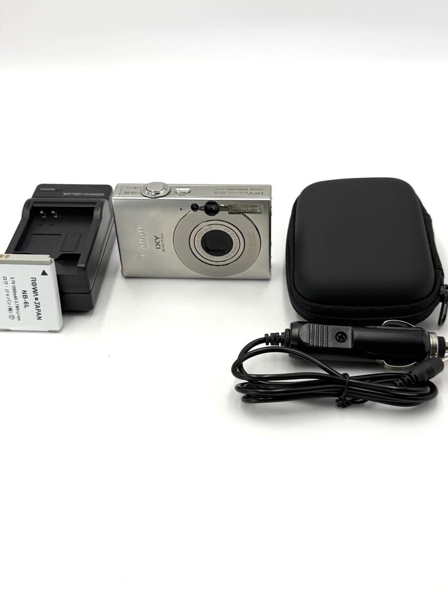 美品 送料無料 IXY DIGITAL 25 IS PC1262 コンパクトデジタルカメラ デジカメ、 バッテリー、 カメラケース付き