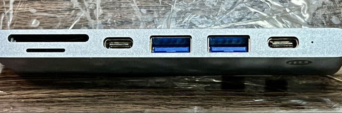 TUNEWEAR ALMIGHTY DOCK TB2 MacBook Pro専用 マルチUSBハブ PD対応 シルバー _画像8