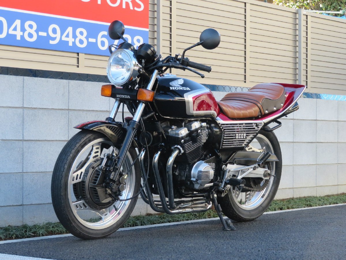 『秋の免許取得10萬円応援キャンペーン』11月末まで開催中■BEET/日本全國デポデポ間送料無料！ホンダ CBX550F S0014 赤/黒 車體 カスタム