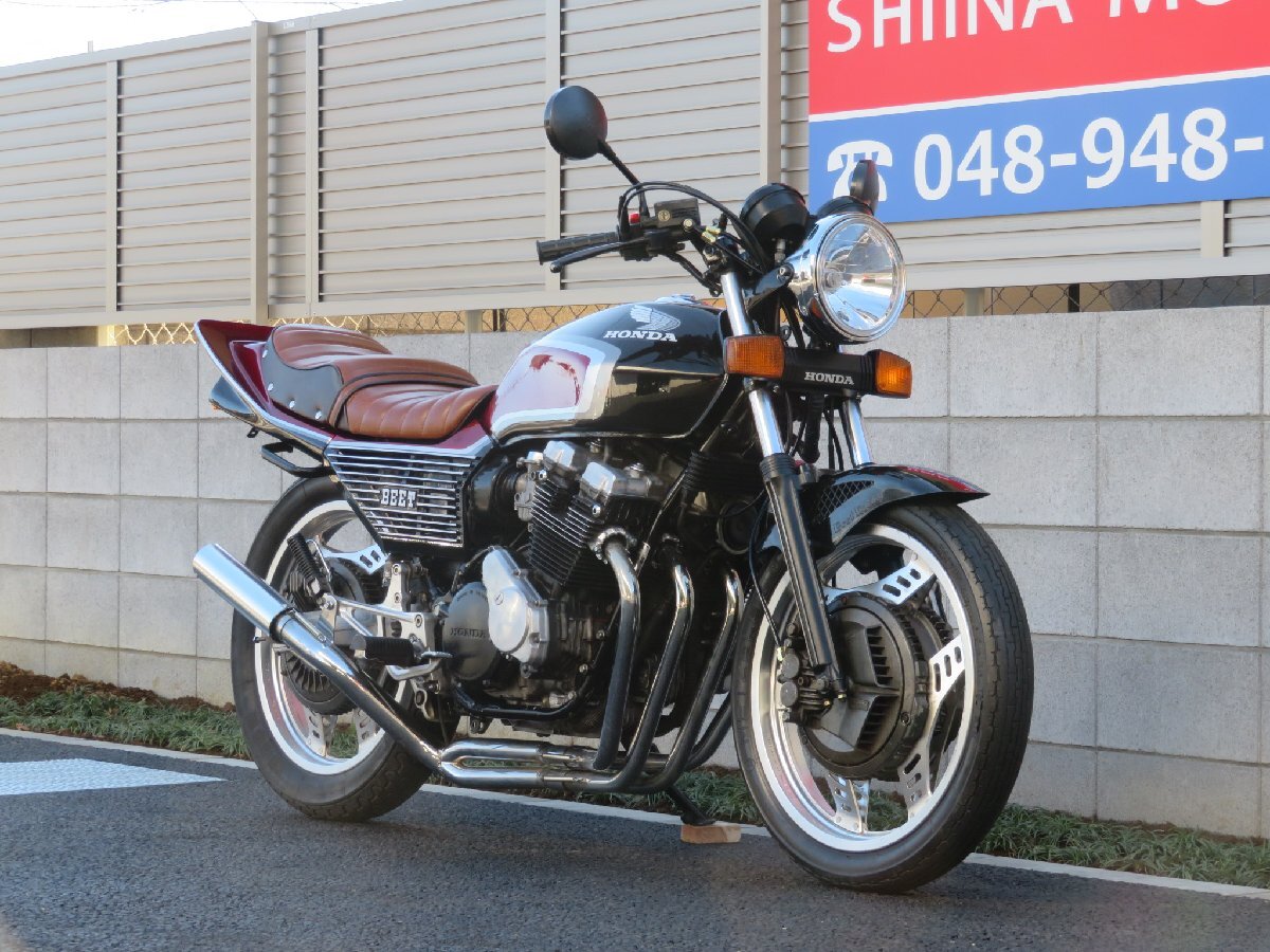 『秋の免許取得10萬円応援キャンペーン』11月末まで開催中■BEET/日本全國デポデポ間送料無料！ホンダ CBX550F S0014 赤/黒 車體 カスタム