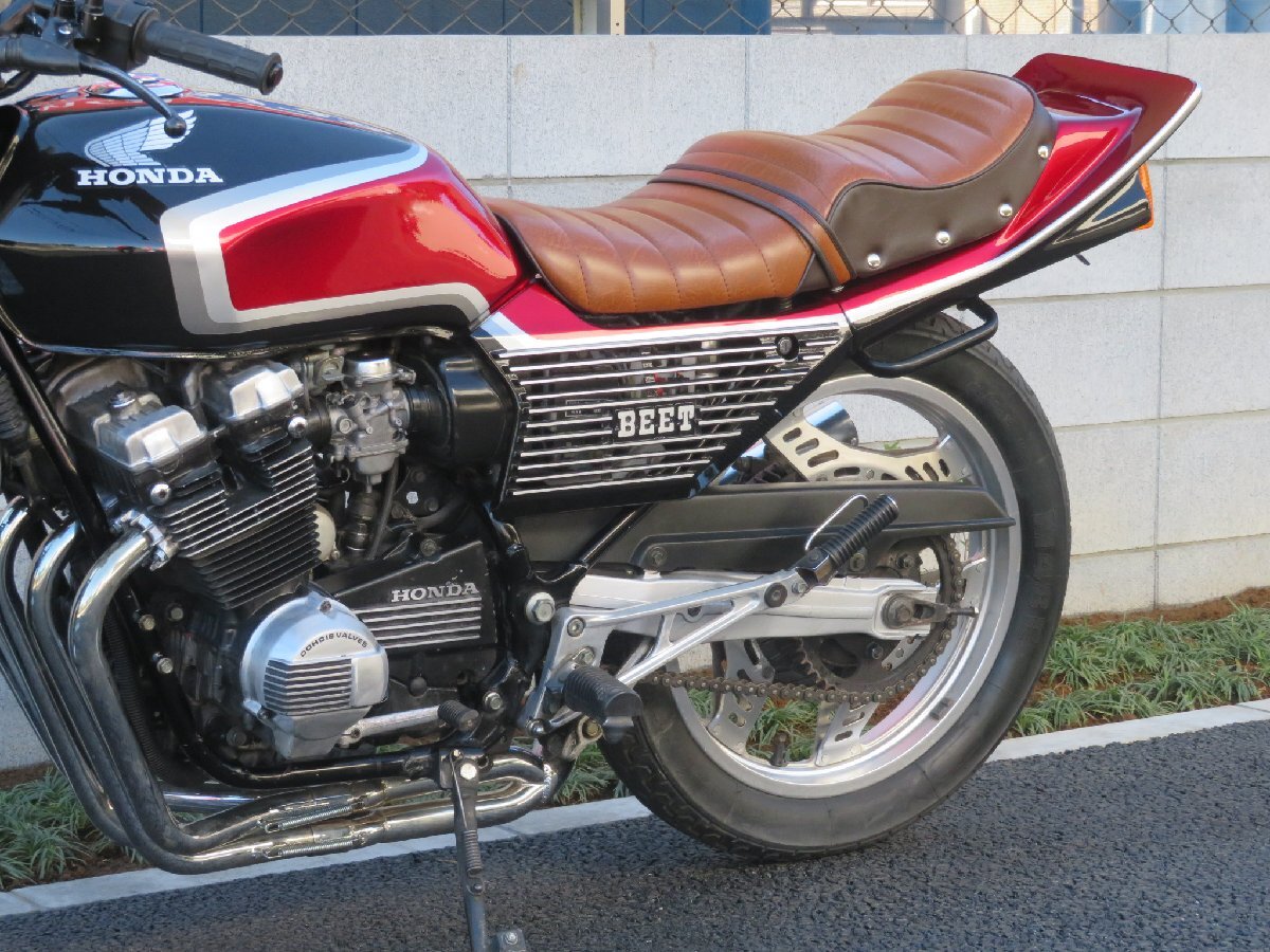 『秋の免許取得10萬円応援キャンペーン』11月末まで開催中■BEET/日本全國デポデポ間送料無料！ホンダ CBX550F S0014 赤/黒 車體 カスタム