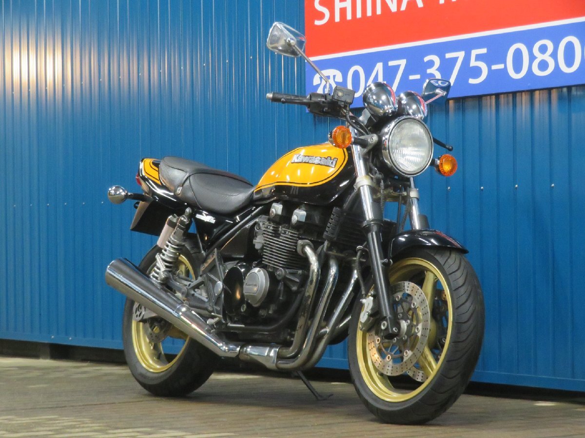 ■価格更新??！大幅値引き！！安心の工場ダイレクト販売！■イエローボール/ゴールドホイール/カワサキ ゼファーχ HB0074 車體 ベース車