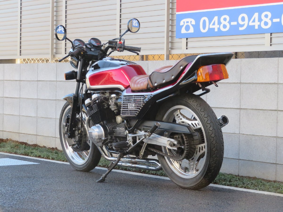 『秋の免許取得10萬円応援キャンペーン』11月末まで開催中■BEET/日本全國デポデポ間送料無料！ホンダ CBX550F S0014 赤/黒 車體 カスタム
