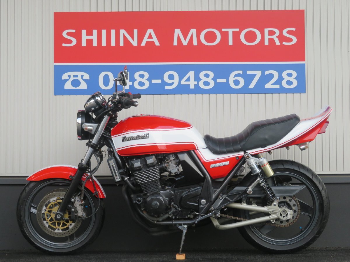 ■価格更新！！大幅値引き??！安心の工場(chǎng)ダイレクト販売！■KERKER/タックロール/カワサキ ZRX2 B0253 ZR400E 白/赤 車體 埼玉店ベース車