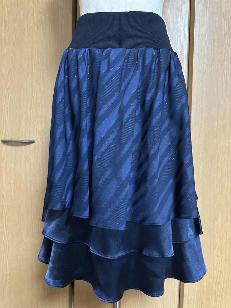 ◇日本製 エルディープライム LD prime フォーマル カットソー+スカート セットアップ◇結婚式パーティーお呼ばれ_画像3