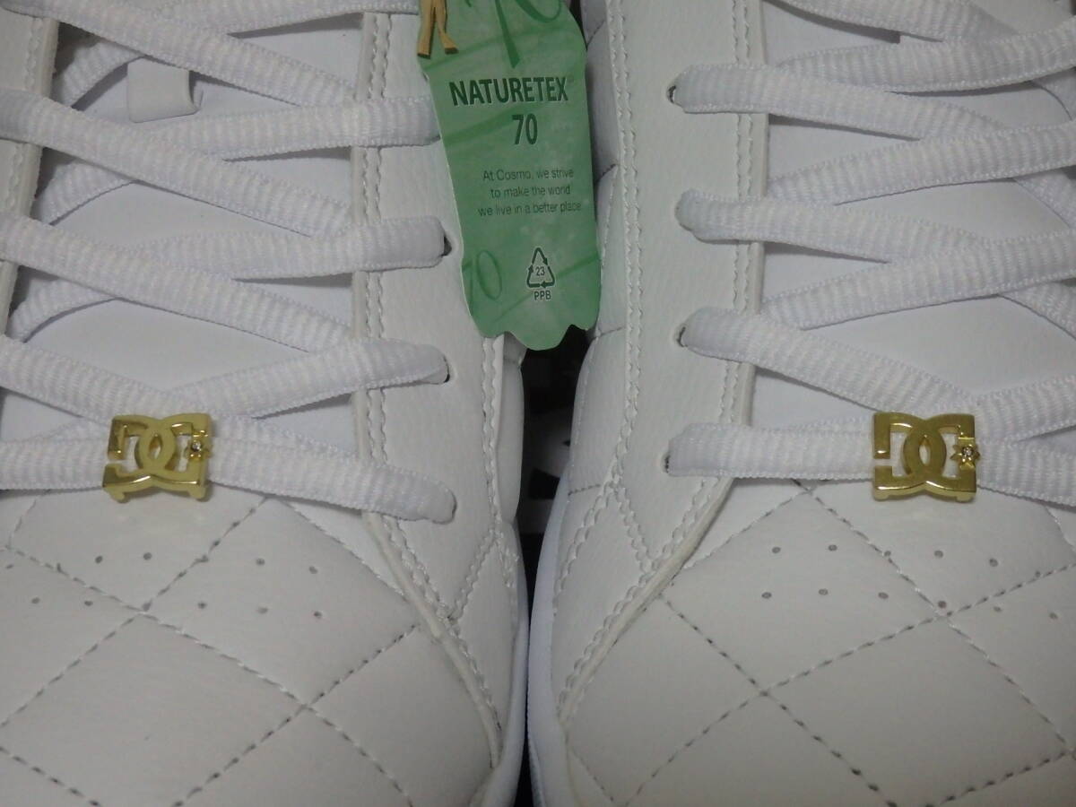 即決☆レア！限定！♪新品未使用 DC SHOES ＤＣシューズ スニーカー ALLIANCE SE SN 26.0cm ホワイト ゴールド_画像5