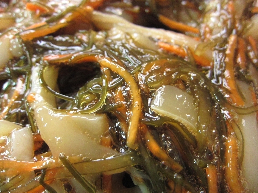 生珍味「いか刺し松前漬1kg」業(yè)務(wù)用すぐ美味しい...!!!　調(diào)理済み?大量